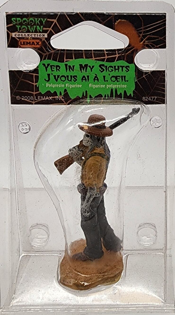 Lemax Spooky Town YER IN MY SIGHTS 82477 • RETIRED • NIB